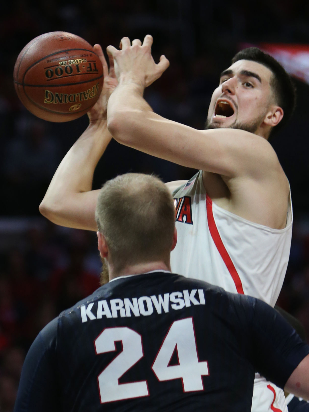 No. 8 Gonzaga Bulldogs vs. No. 16 Arizona Wildcats college basketball (copy)